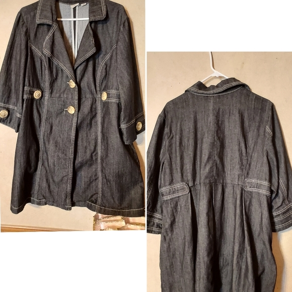 Darkwash Denim  Petticoat. Size 18/20 - Picture 3 of 4